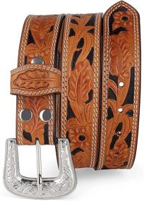 img 3 attached to 🤠 Exquisitely Engraved Western Leather: Interchangeable 7 941 06 - Perfect for Western Enthusiasts!