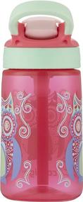 img 1 attached to 💖 Contigo Kids Pink Water Bottle: 14 oz, with Straw for Easy Hydration