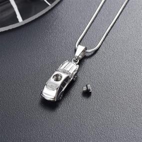 img 2 attached to 🚗 Little Car Shape Urn Pendants for Ashes - Cremation Jewelry Holder | Memorial Keepsake Necklace | Cool Urn Necklace for Ashes