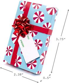 img 3 attached to 🎁 Hallmark Christmas Gift Card Holders with Bows and Gift Tags (Pack of 3: Trees, Peppermints, Happy Holidays) - Red Bow" - Improved SEO-friendly product name