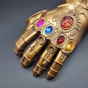 img 1 attached to 🧤 Infinity Gauntlet Halloween Costume for Cosplay