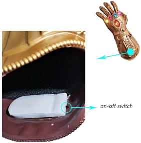 img 3 attached to 🧤 Infinity Gauntlet Halloween Costume for Cosplay