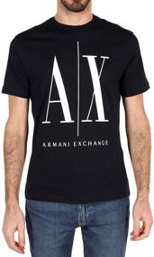 img 4 attached to 👕 Stylish Armani Exchange Mens Graphic T Shirt – Trendy Men's Clothing for Shirts