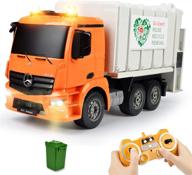 mercedes benz electric sanitation truck with dual licensing logo