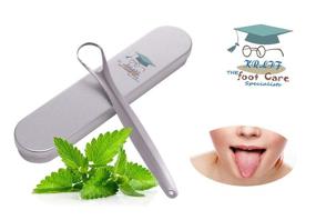 img 3 attached to Tongue Scraper Cleaner Medical Stainless