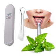 tongue scraper cleaner medical stainless logo