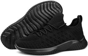 img 1 attached to 👟 Feethit Womens Slip On Walking Shoes: Non Slip, Breathable & Lightweight Gym Sneakers