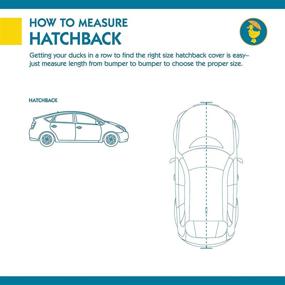 img 3 attached to 🚗 Protect Your Hatchback with Duck Covers Weather Defender - Up to 15' 2
