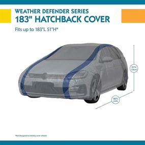 img 2 attached to 🚗 Защитите свой хэтчбек с помощью Duck Covers Weather Defender - до 15' 2