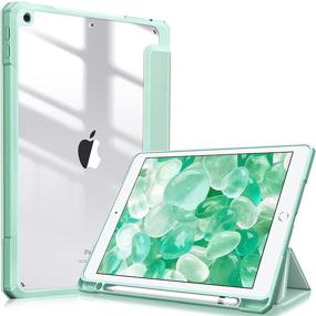 img 4 attached to Fintie Hybrid Slim Case For IPad 9Th / 8Th / 7Th Generation (2021/ 2020 / 2019) 10