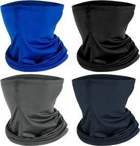 img 4 attached to Pack Neck Gaiter Face Mask Outdoor Recreation