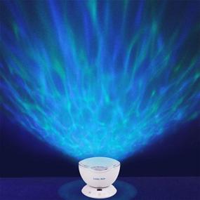 img 4 attached to 🌊 Ocean Wave Night Light Projector with Music Player - Romantic Color Changing LED Party Decorations Projection Lamps Mood Lighting for Living Room Bedroom (White)