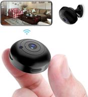 🕵️ 2021 upgraded oucam mini wifi spy camera 1080p audio and video recording live feed, wireless hidden spy cam nanny camera with auto night vision, no light night vision, and motion activated alarm - phone app included logo