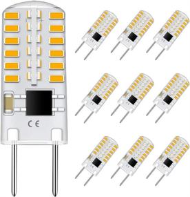 img 4 attached to 💡 Dimmable G8 LED Bulb with JCD Bi-Pin Base, 3W Warm White 3000K, 120V, Replaces 20W-25W T4 Halogen Bulb for Under Cabinet Lighting