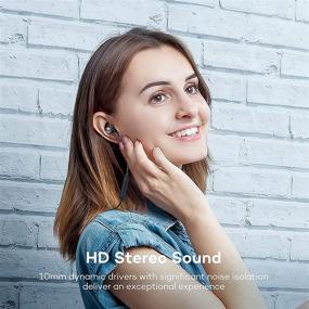 img 2 attached to 🎧 Bluetooth-наушники с высокой степенью надежности с рейтингом защиты IPX7 - 16 часов воспроизведения, беспроводные V5.0, магнитное соединение, встроенный микрофон - идеально подходят для спорта и бега (серые)