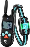 p4ws furall dog training collar with remote - shock collar, waterproof & dustproof e collar with led, vibration, beep, static shock modes - 3280 ft control range logo