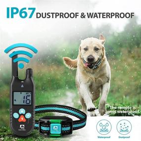 img 2 attached to P4WS FURALL Dog Training Collar with Remote - Shock Collar, Waterproof & Dustproof E Collar with LED, Vibration, Beep, Static Shock Modes - 3280 Ft Control Range