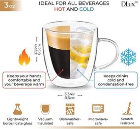 img 1 attached to DLux Espresso Insulated Borosilicate Glassware