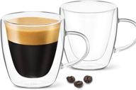 dlux espresso insulated borosilicate glassware логотип