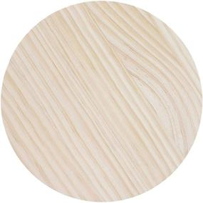 img 2 attached to 🔮 Bright Creations Unfinished Wood Round Plaques for DIY Crafts - 2 Pack, 8 Inches