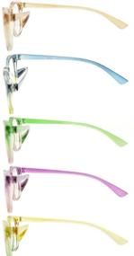 img 2 attached to 👓 Shop Eyekepper 5 Pack Fashion Readers: Colorful Womens Reading Glasses (+2.00 Strength)