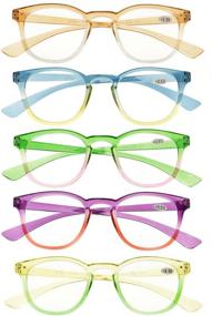 img 3 attached to 👓 Shop Eyekepper 5 Pack Fashion Readers: Colorful Womens Reading Glasses (+2.00 Strength)