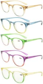 img 4 attached to 👓 Shop Eyekepper 5 Pack Fashion Readers: Colorful Womens Reading Glasses (+2.00 Strength)