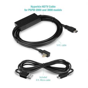 img 2 attached to 🎮 Enhance Gaming Experience with Hyperkin HDTV Cable for PSP (2000 and 3000 Models)