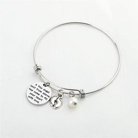 img 2 attached to Gzrlyf New Mommy Bracelet - New Mom Jewelry for Pregnancy & Birth Bliss - Thoughtful Gifts for Mommy-to-Be - A Precious Angel Sent from Above to Overflow Your Heart with Love