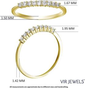 img 1 attached to 💎 Radiant and Refined: Vir Jewels Diamond Wedding Yellow Women's Jewelry Collection