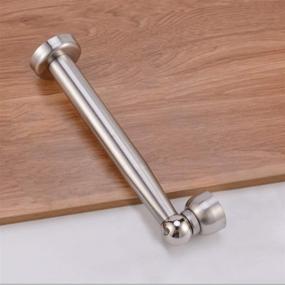 img 4 attached to 🚪 Modern Brushed Stainless Steel 6-inch Door Stopper | Magnetic Door Catch | Heavy Duty Wall/Floor Door Holder | Solid Door Stoppers