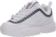 👟 fila disruptor ii repeat большие детские кроссовки - унисекс-дети логотип