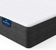 6 inch full mattress - inofia memory foam mattress made in usa | pressure relieving, ergonomic support | medium firmness, certipur-us certified | 100-night trial, no-risk logo