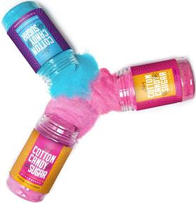 img 3 attached to 🍭 The Candery Cotton Candy Machine and Floss Bundle - Vibrant and Colorful Style - Sugar-Free Candy, Sugar Floss, for Birthday Parties - Includes 5 Floss Sugar Flavors 12oz Jars and 50 Paper Cones & Scooper