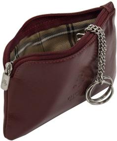 img 1 attached to Visconti Monza Leather Zippered Pouch