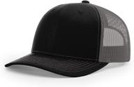 🧢 richardson unisex 112 trucker adjustable snapback baseball cap: perfect fit for all sizes logo