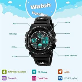 img 1 attached to Function Waterproof Outdoor Watches Digital