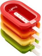 lekue stackable 4-piece popsicle mould: convenient multicolour design logo