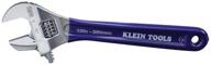 ключ-трубный ключ и регулируемый ключ klein tools d86930 - 2 в 1 с дополнительно широкой планкой 1-1 / 2 дюйма, размером 10 дюймов, синий логотип