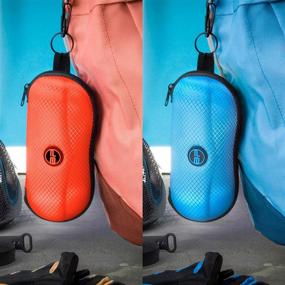 img 3 attached to 🕶️ BLUPOND Sunglasses Case for Men - Hanging Glasses Accessories in Sunglasses & Eyewear Accessories