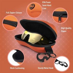 img 1 attached to 🕶️ BLUPOND Sunglasses Case for Men - Hanging Glasses Accessories in Sunglasses & Eyewear Accessories