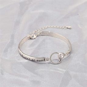 img 1 attached to 💕 WUSUANED Aunt and Niece Gift: The Forever Love Between an Aunt and Niece Relationship Bracelet - Thoughtful Aunt Gift from Niece