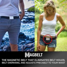 img 3 attached to 💎 MagBelt M2 Silver Buckle: Versatile Medium-Sized Magnetic Belt for Optimal Style and Functionality