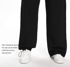 img 1 attached to CakCton Women's Sweatpants with Pockets - High Waisted Loose Joggers for Workout, Yoga, Lounge - Drawstring Active, Casual Sports Pants