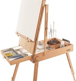 img 2 attached to 🖌️ Mabef Sketch Box Easel (MBM-22): Natural Beauty for Artists on-the-go!