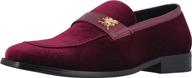 👞 men's stacy adams bellino velour loafers: shoes with slip-ons logo