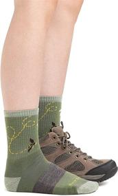 img 1 attached to 🐝 Darn Tough Queen Bee Women's Micro Crew Lightweight Hiking Sock with Cushion - Style 1988