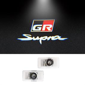 img 4 attached to 🚗 Enhance Nighttime Style and Visibility with SupraGR Car Door Lights Puddle Lamp - Fits Fifth Gen (J29/DB; 2019-2021) Supra