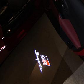 img 2 attached to 🚗 Enhance Nighttime Style and Visibility with SupraGR Car Door Lights Puddle Lamp - Fits Fifth Gen (J29/DB; 2019-2021) Supra