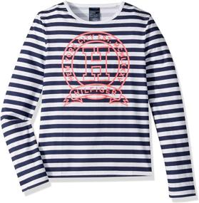 img 4 attached to Tommy Hilfiger Adaptive Shoulder Closure Girls' Clothing in Tops, Tees & Blouses